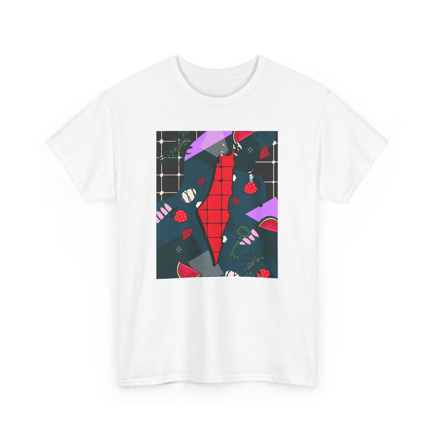 Long Live Palestine Abstract Illustration